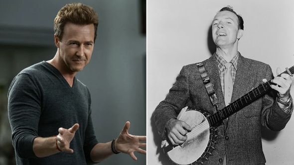 edward norton pete seeger bob dylan biopic benedict cumberbatch